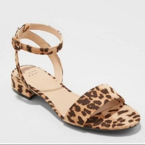 a new day Shoes - A NEW DAY Winona Leopard Sandals